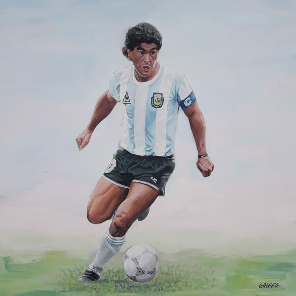 Retrato de Maradona