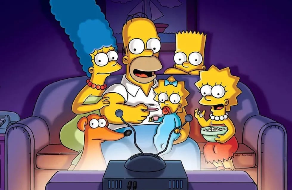 Un joven deberá ver toda la serie de Los Simpson para buscar futuras predicciones. Foto: Los Andes.