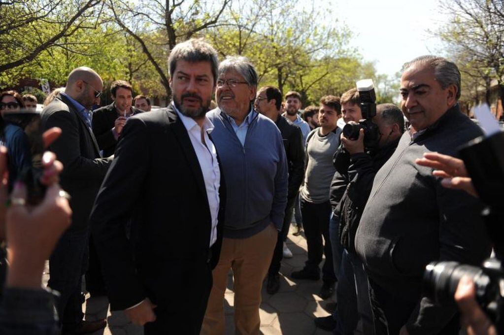 Matías Lammens, candidato a jefe de Gobierno porteño por el Frente de Todos, presente en el lanzamiento del plan "Argentina sin hambre". (Federico López Claro)