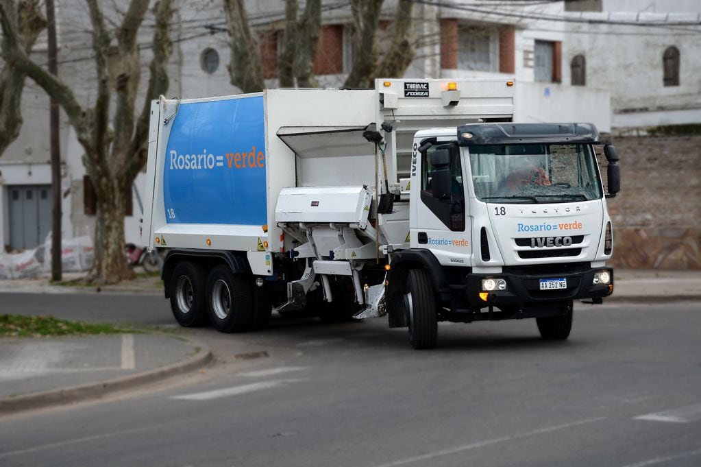 Camión de recolección de residuos de Rosario. (Municipalidad de Rosario)