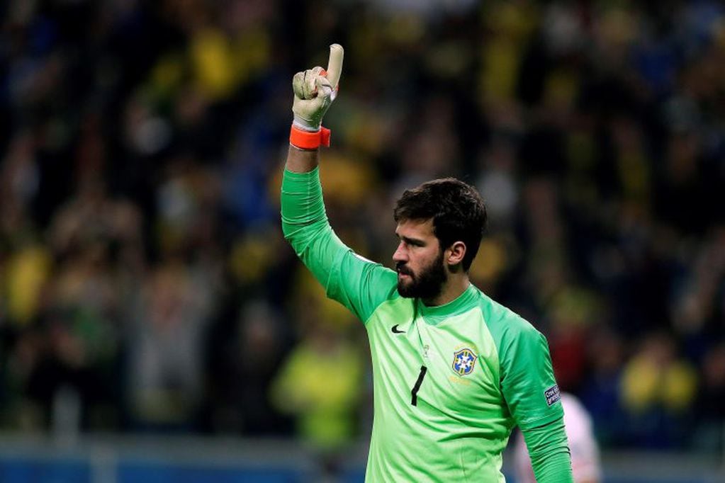 Alisson Becker. (Foto: Ignacio Roncoroni/EFE)