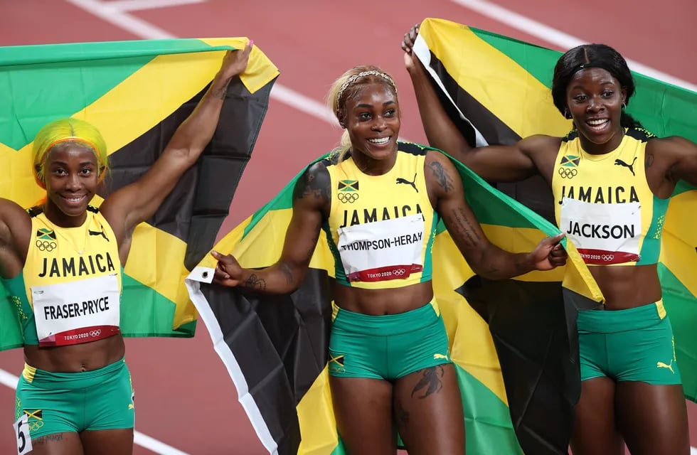 Juegos Olímpicos: Jamaica copó el podio en 100 metros femeninos