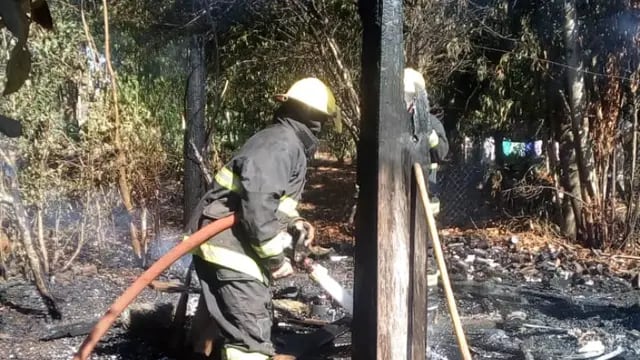 Se incendio un depósito en Garuhapé