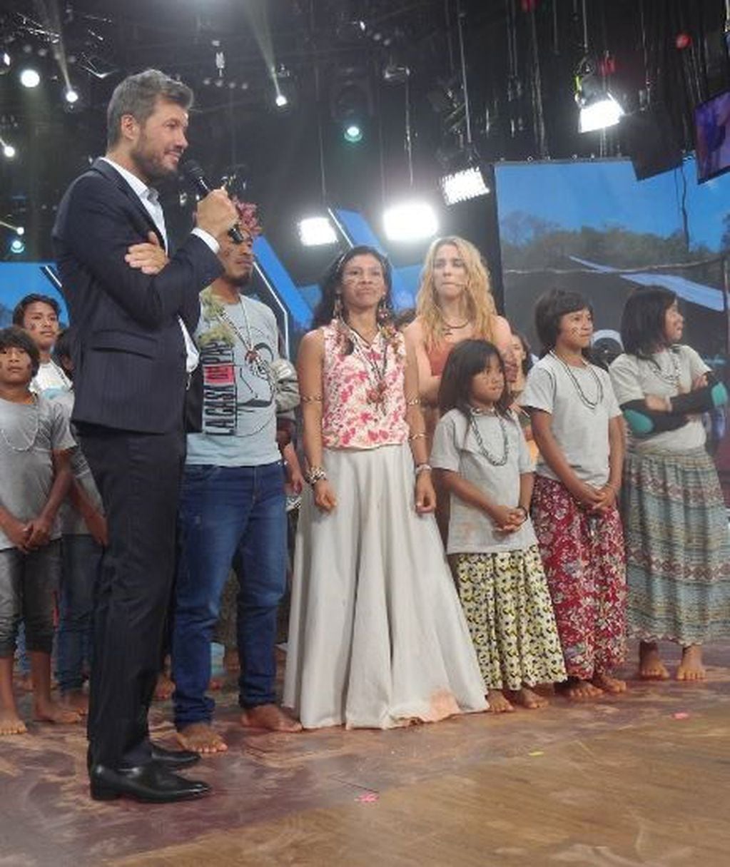 Soledad Fandiño y Nicolás Villalba homenajearon en el Bailando 2018 a la comunidad guaraní Itá Poty Mirí. (Foto: @LafliaOk)