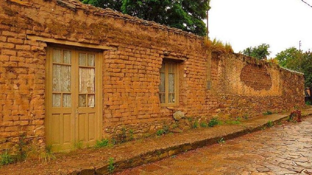 Las casas empedradas de La Carolina que se conservan desde la época colonial. 