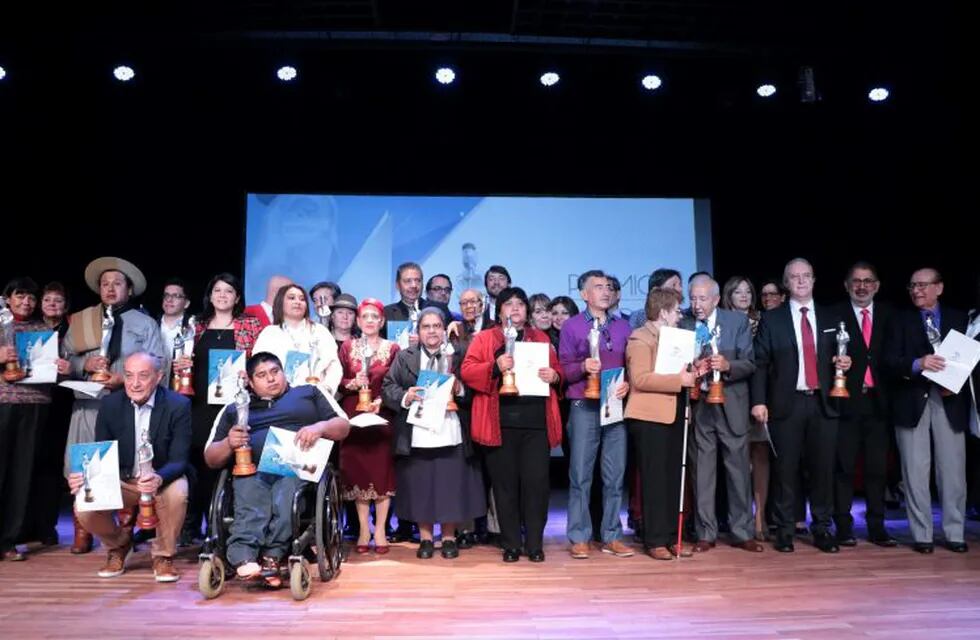 Todos los galardonados con el Premio San Salvador 2018.