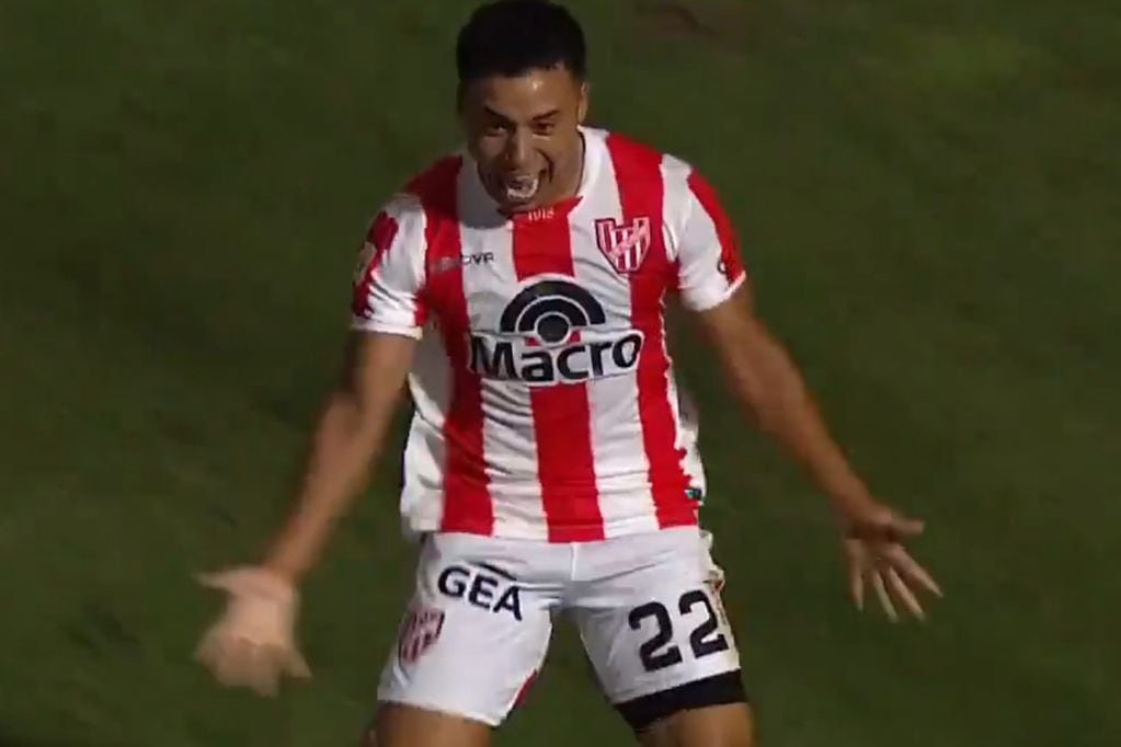 Damián Puebla, volante de Instituto, que marcó el 1-0 de la Gloria ante Atlético Tucumán. (Javier Ferreyra / La Voz)