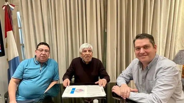 Reunión entre Intendente de Río Grande y Hugo Moyano