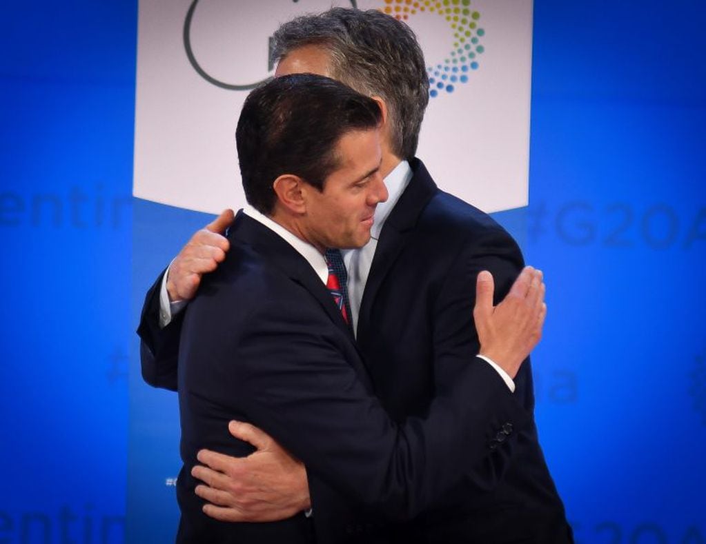 Macri y el ahora ex presidente mexicano, Enrique Peña Nieto.