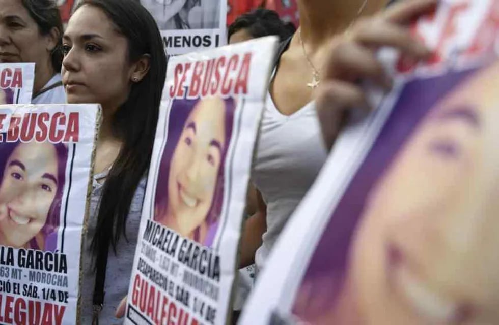 Cuatro años del femicidio de Micaela García (Foto: Télam/Fernando Gens).