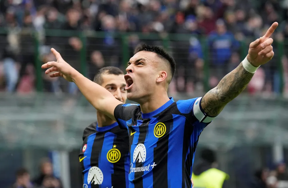 El "Toro" marcó en la goleada del Inter ante el Atalanta por la jornada 21 de la Serie A. (AP)