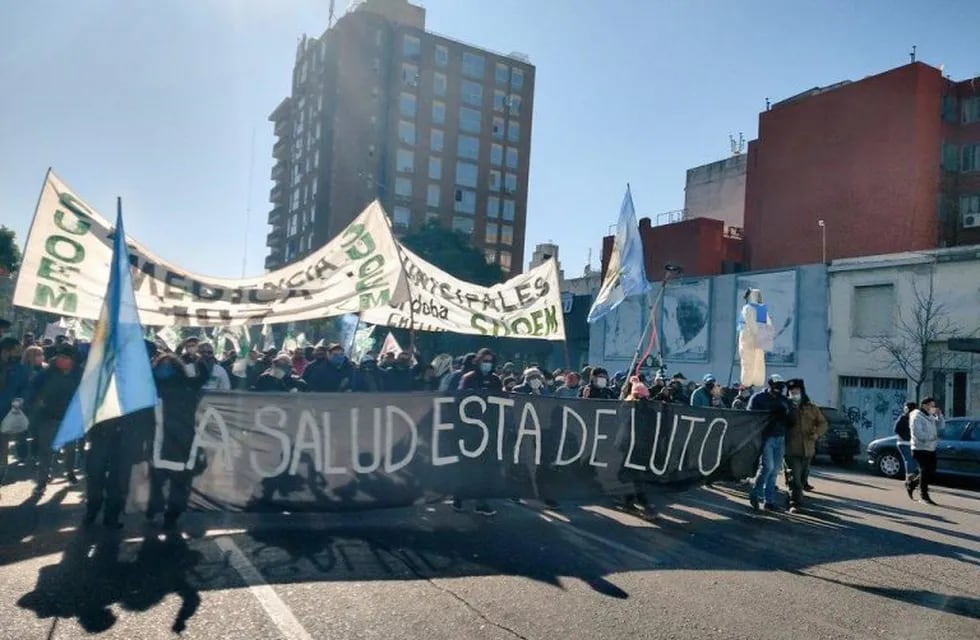 Este martes, paro masivo y marcha de trabajadores de la salud en Córdoba.