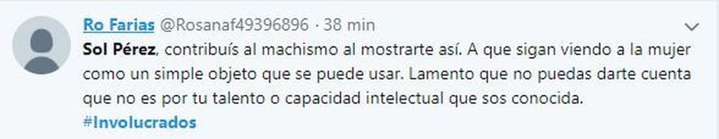 Los usuarios tomaron partido en Twitter en el marco del cruce entre Sol Pérez y el "Profe Nico" en Involucrados