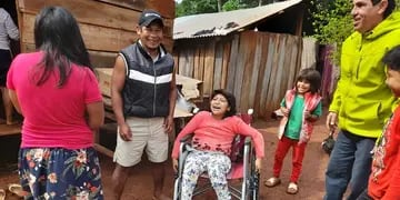 Asistieron a una familia guaraní en Puerto Iguazú