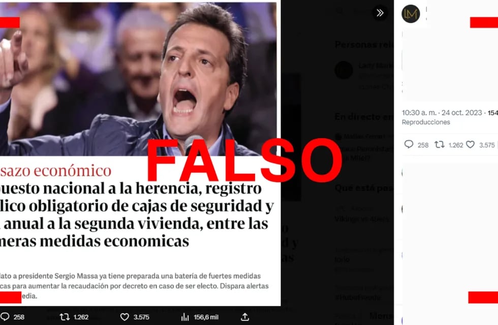 No, Clarín no publicó una noticia con supuestas medidas económicas de Sergio Massa, y el Gobierno desmintió que estén bajo análisis.