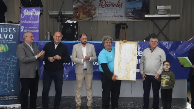 Perotti participó de la edición N° 26 de la Fiesta Provincial de los Ravioles.