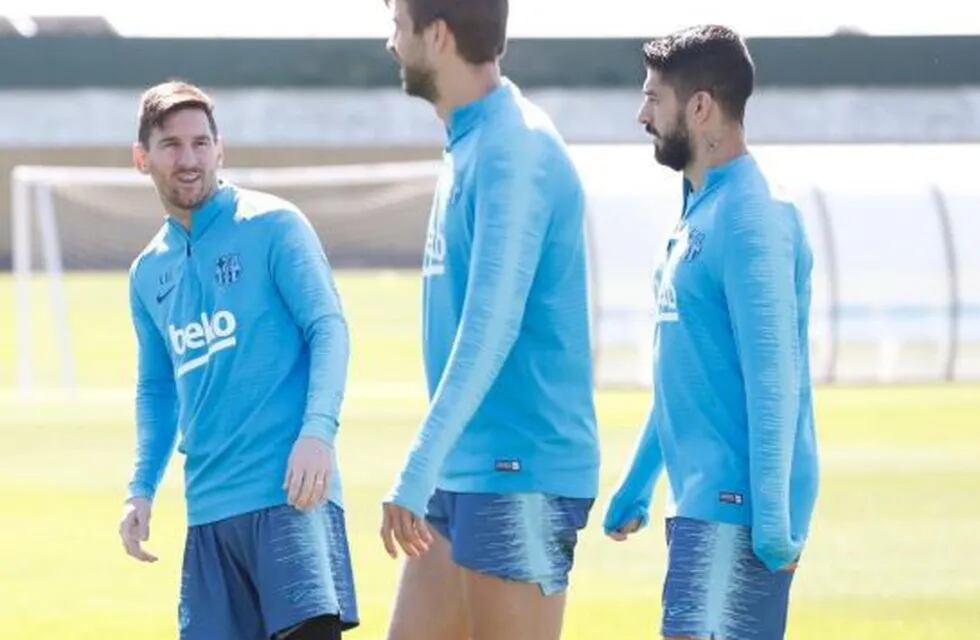 Lionel Messi se reincorporó a los trabajos del Barcelona luego de abandonar la concentración de la Selección Argentina. Twitter/FCBarcelona_es
