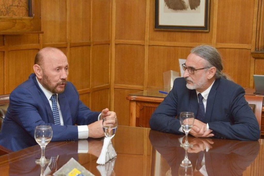 Insfrán también se reunió con el Ministro de Agricultura de la Naciòn, Luis Basterra