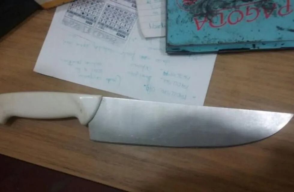 El joven atacante utilizó una cuchilla de carnicero. (Archivo)