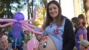 Body painting para embarazadas en San Rafael organizado por Grávida