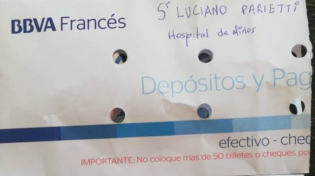 Las amenazas al director y el subdirector del Hospital de Niños con sobres con balas. (Fotos @andyferreyra)
