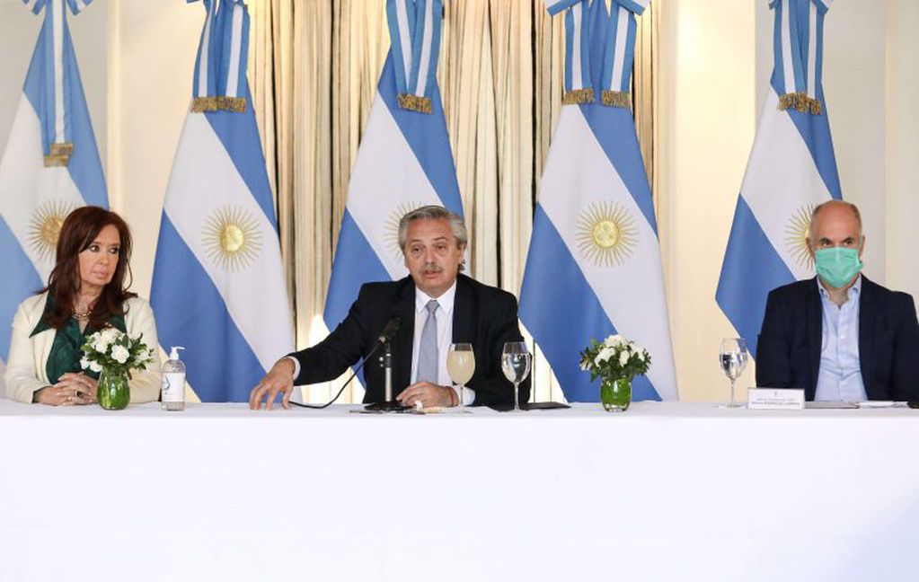Presidente Alberto Fernández con Vicepresidenta Cristina Fernández