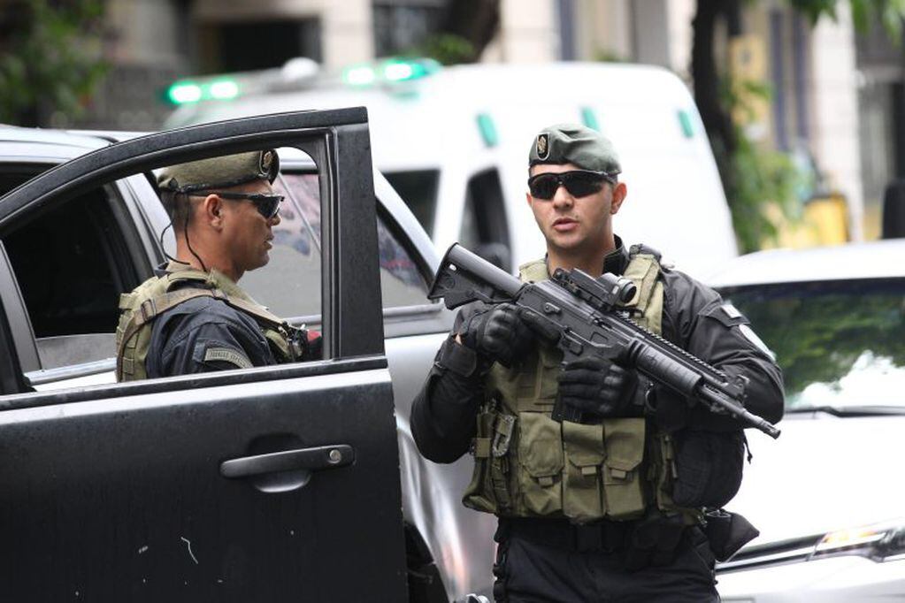 Fuerte operativo de seguridad en Buenos Aires por la Cumbre del G-20. (Foto: EFE)