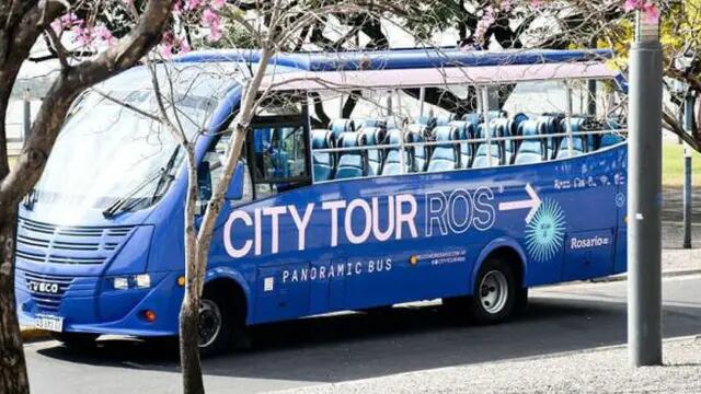 Colectivo para city tour en Rosario