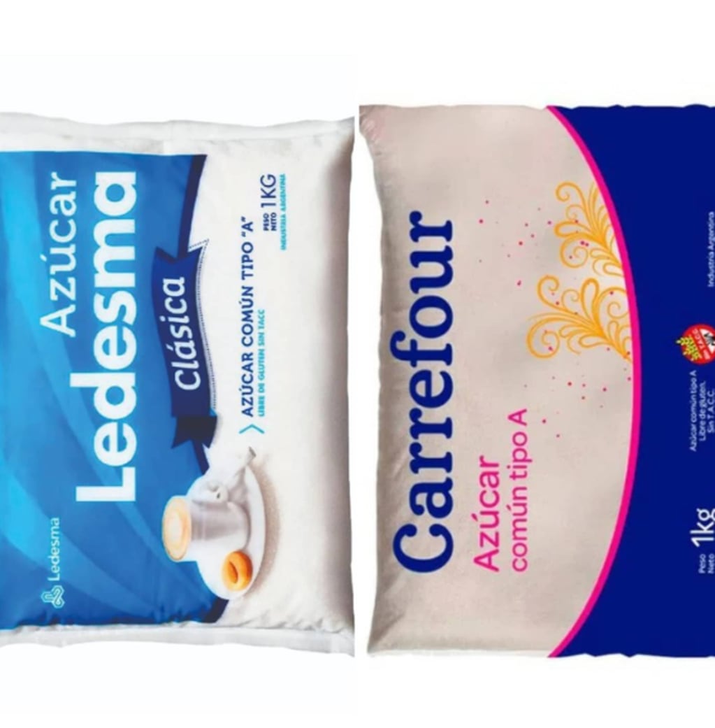 El azúcar de Carrefour y Ledesma son del mismo fabricante.