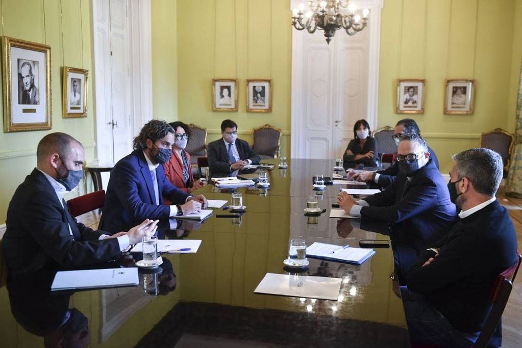 Reunión del gabinete económico. (Foto: Presidencia)