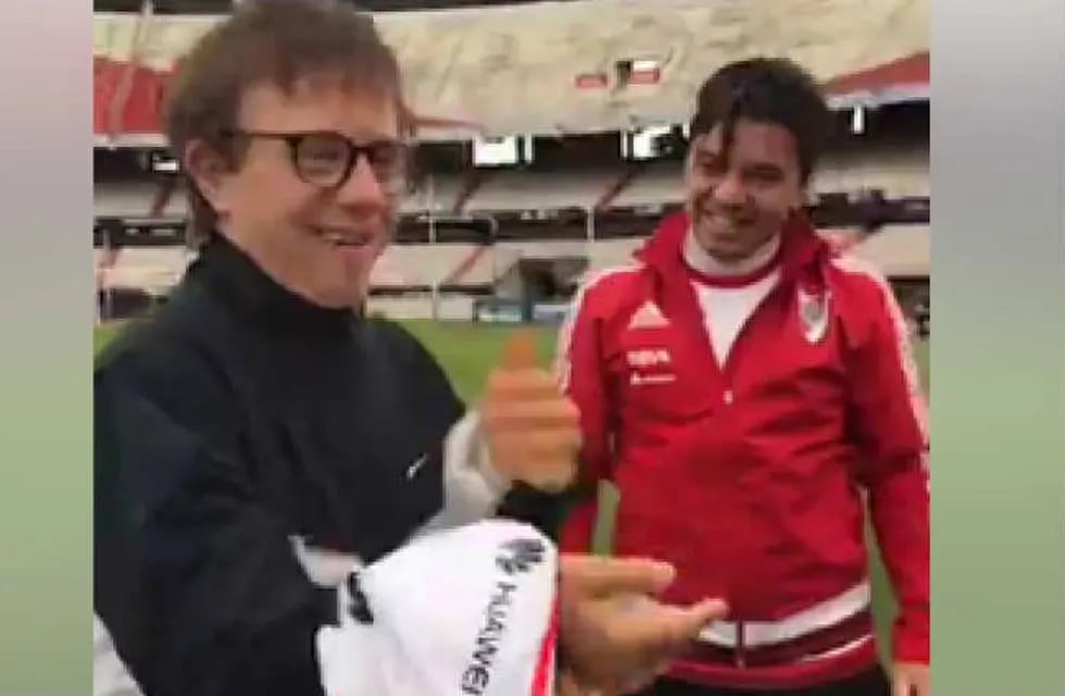 Rafa, del Empate FC, conoció a Marcelo Gallardo.
