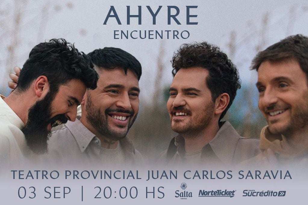 La cita es el viernes 3 de septiembre en el Teatro Provincial Juan Carlos Saravia.