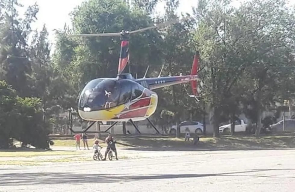 Helicóptero sin autorización realizó maniobras de aterrizaje en el Parque de Asistencia de Carlos Paz
