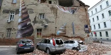 Fuerte sismo de magnitud 6,4 en Croacia provocó derrumbe de edificios