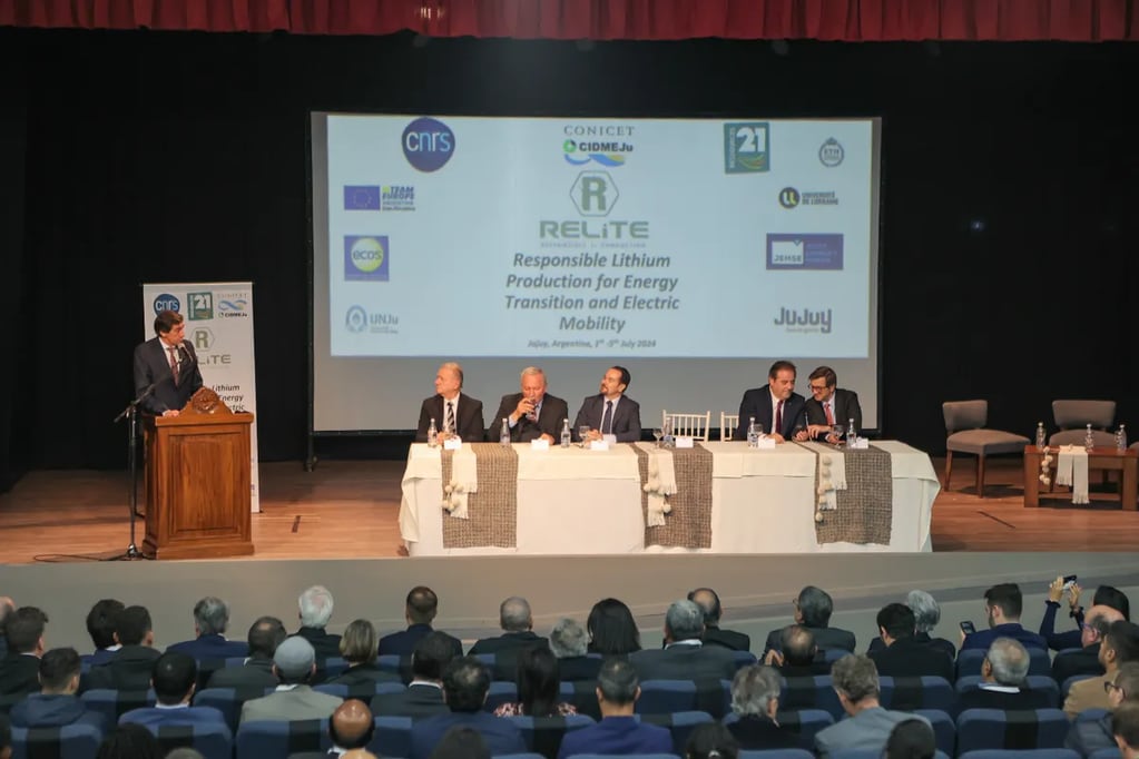 Este lunes inició en San Salvador de Jujuy el seminario "Producción responsable de Litio para la Transición Energética y Movilidad Eléctrica" - RELiTE 2024.
