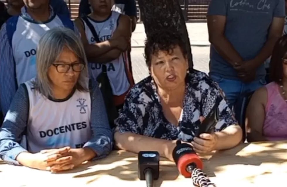 Mercedes Sosa (CEDMS) y Susana Ustarez (APOJ Jujuy) expusieron ante los medios los pedidos presentados al Gobierno.