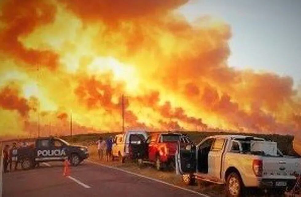 El incendio en el Sur de Mendoza lleva más de 4.000 afectadas.
