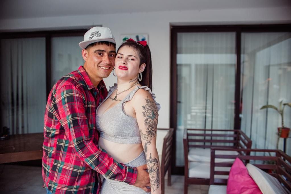 Kamila Franco y Walter Supertino, alias “el Moneda”, son famosos en TikTok (Foto, gentileza  IMD Producciones)