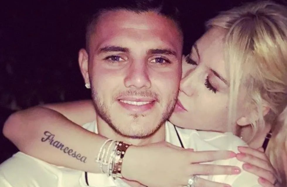 Wanda Nara y Mauro Icardi. (Instagram)