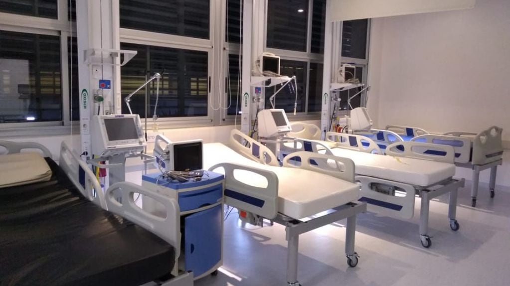 El Hospital Alejandro Gutiérrez de Venado Tuerto sumó diez camas de terapia intensiva. (Gobierno de Santa Fe)