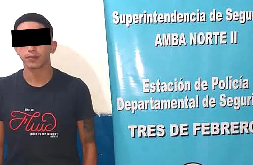 El detenido fue identificado como Alan Pérez. (Foto: Infobae)