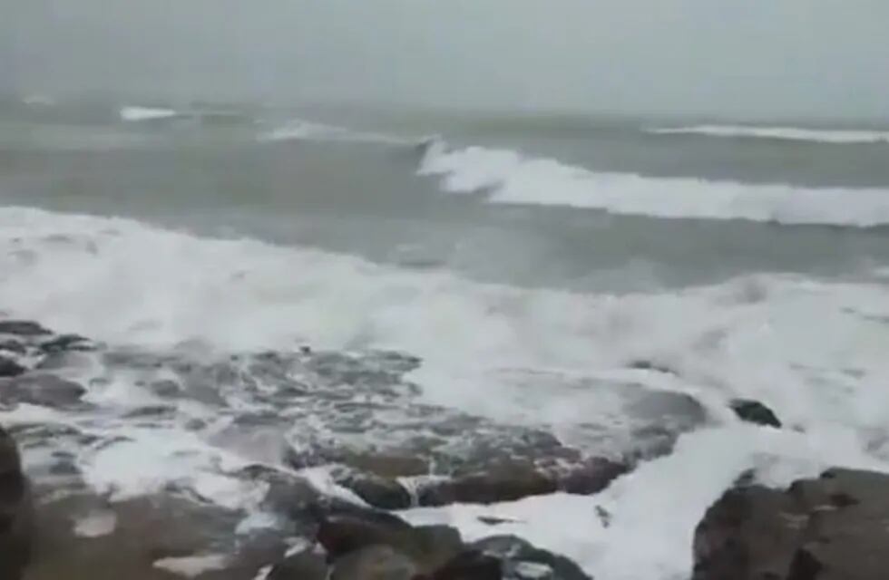 La tormenta volvió a provocar destrozos en el Paseo Dávila (Foto: Captura de video)