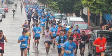Atletas de Arroyito en la Media Maratón Carlos Paz 2024