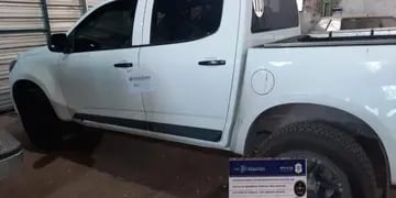 Policía de Tres Arroyos intercepta camioneta con pedido de secuestro activo