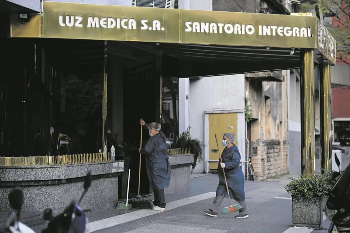El enfermero estaba internado en el Hospital Luz Médica.