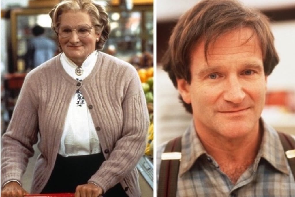 Robin Williams, la Sra Doubtfire en Papá por siempre.