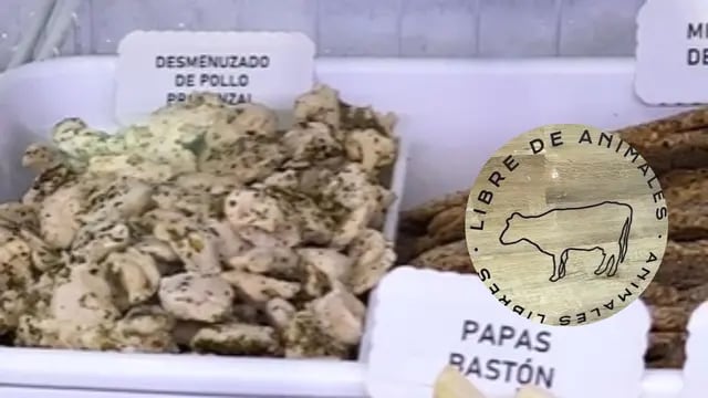 Grabó los productos de una carnicería vegana en Buenos Aires y se hizo viral en TikTok