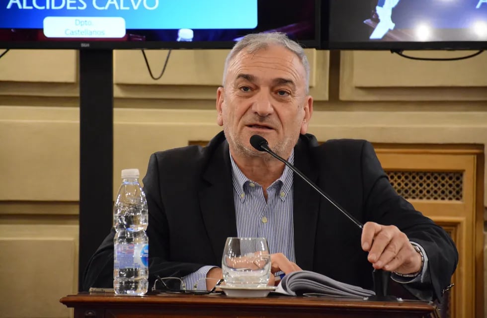 El senador por el departamento Castellanos, Alcides Calvo