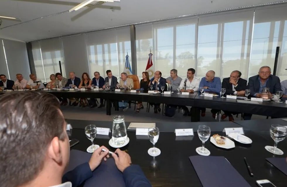 Reunión de gabinete de Schiaretti.