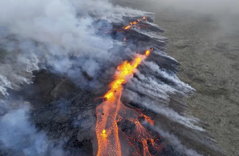 Las imágenes estremecedoras de la erupción del volcán. Foto: Los Andes.